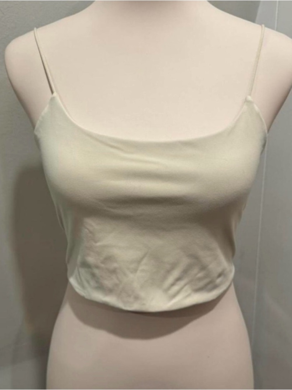 Garage yellow/cream cami top with adjustable straps #cami size Medium
